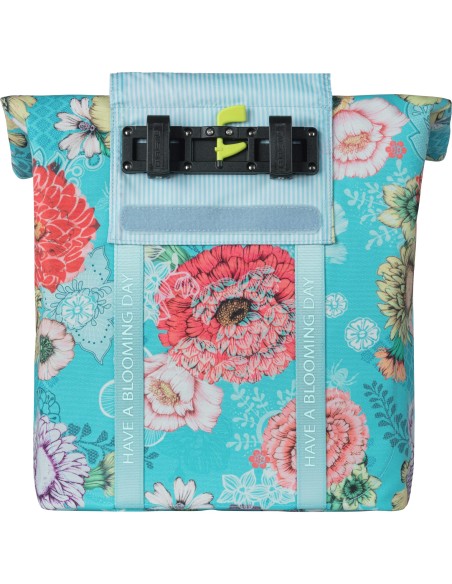 Basil shoppertas Bloom Field blue 15-20L