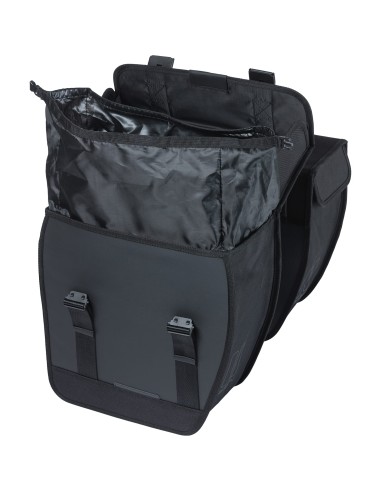 Basil fietstas dubbel Tour Waterproof XL zwart 35L