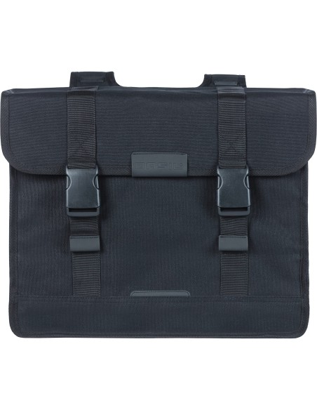 Basil fietstas dubbel Kavan Eco Classic zwart 58L