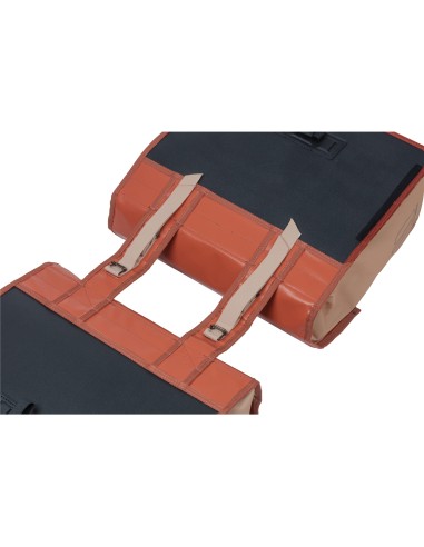 Basil fietstas dubbel Urban load terra red/rose 48-53L