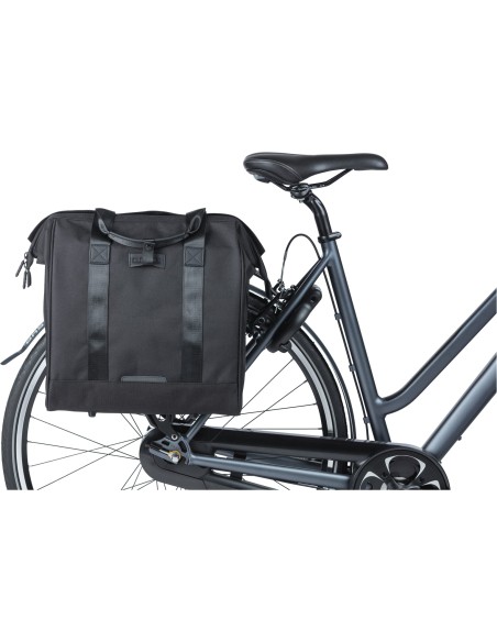 Basil shoppertas Grand zwart 23L