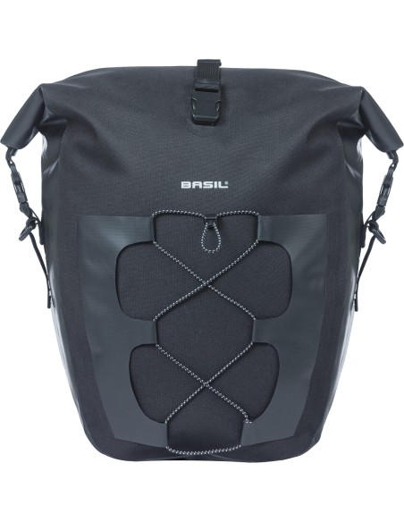 Basil fietstas enkel Navigator L Waterproof zwart 25-31L