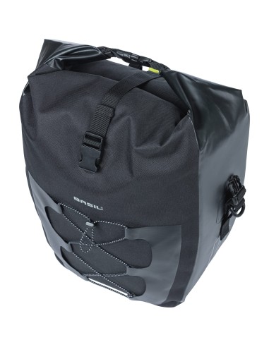 Basil fietstas enkel Navigator L Waterproof zwart 25-31L