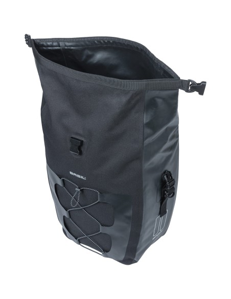 Basil fietstas enkel Navigator L Waterproof zwart 25-31L