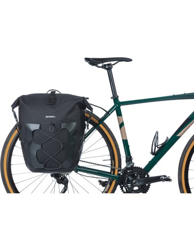 Basil fietstas enkel Navigator L Waterproof zwart 25-31L