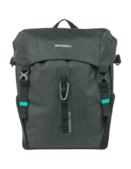Basil fietstas enkel Discovery 365D L zwart melee 20L