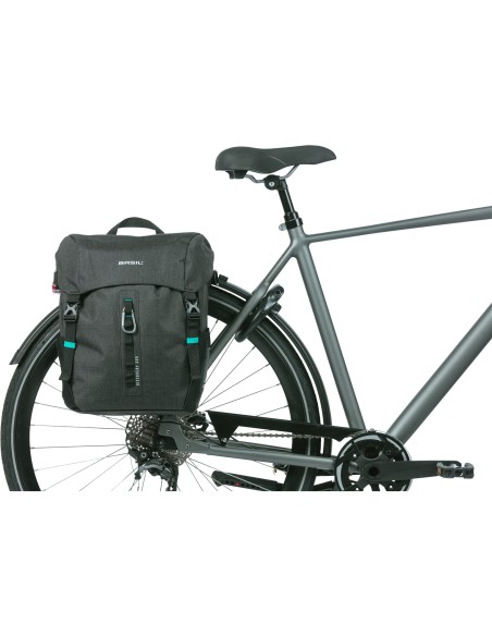 Basil fietstas enkel Discovery 365D L zwart melee 20L