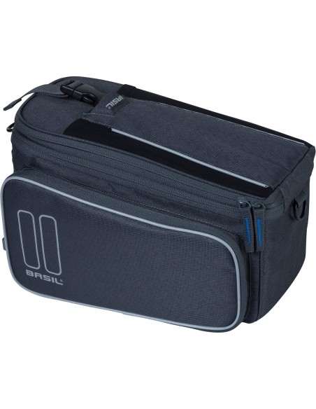 Basil dragertas Sport design trunkbag graphite MIK