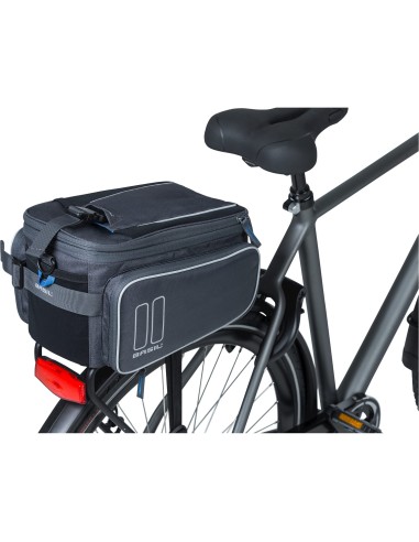 Basil dragertas Sport design trunkbag graphite MIK