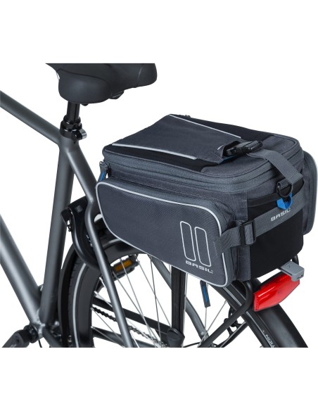 Basil dragertas Sport design trunkbag graphite MIK