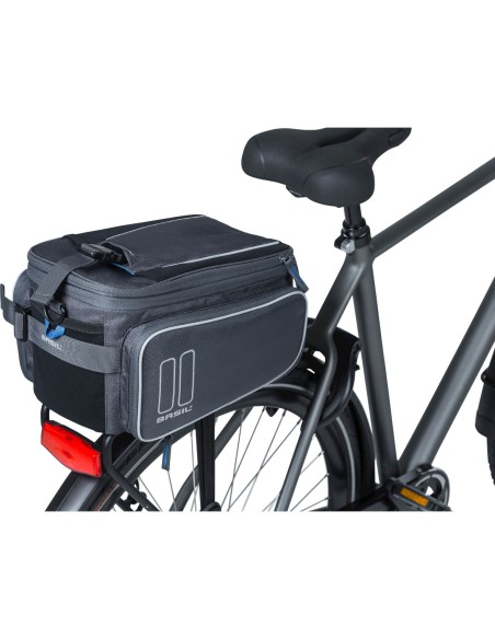 Basil dragertas Sport design trunkbag graphite MIK
