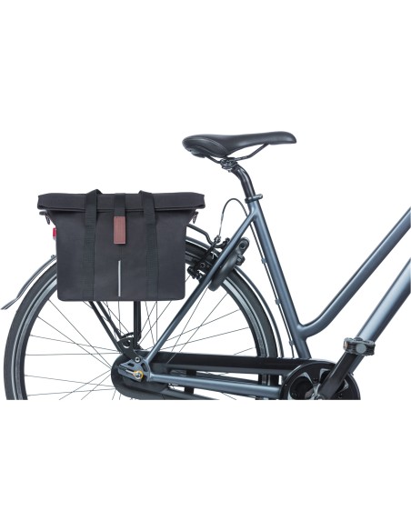Basil fietshandtas City zwart KF - Hook 8-11L