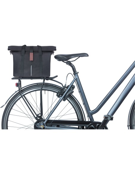 Basil fietshandtas City zwart KF - Hook 8-11L