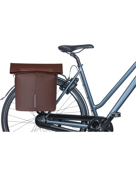 Basil shoppertas City roasted brown 14-16L