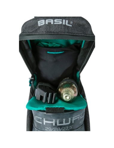Basil zadeltas M Discovery 365D zwart melee 1L