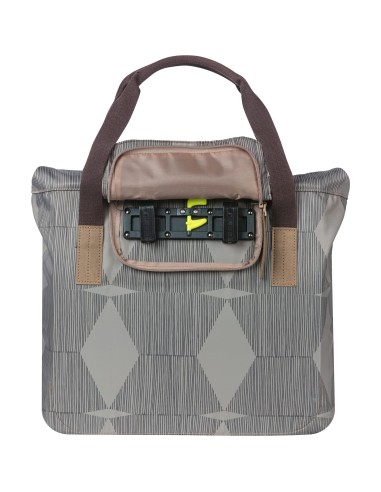 Basil shoppertas Elegance chateau taupe 20-26L