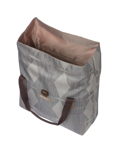 Basil shoppertas Elegance chateau taupe 20-26L