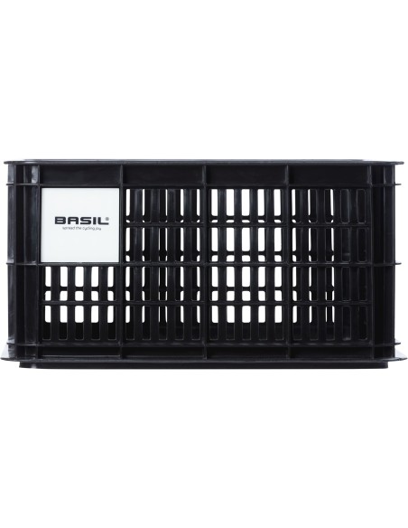 Basil fietskrat S zwart 17.5L recycled