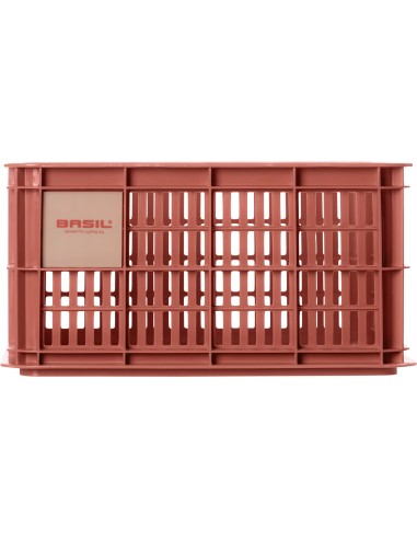 Basil fietskrat S terra red 17.5L recycled