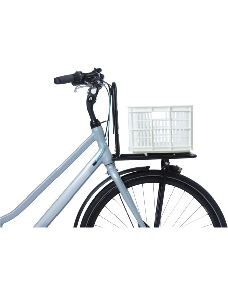 Basil fietskrat S bright white 17.5L recycled