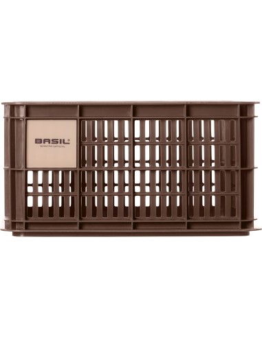 Basil fietskrat S brown 17.5L recycled