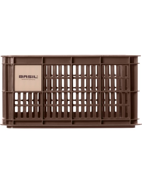 Basil fietskrat S brown 17.5L recycled
