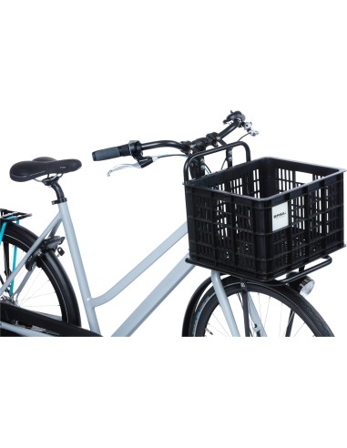 Basil fietskrat M 29.5L recycled zwart