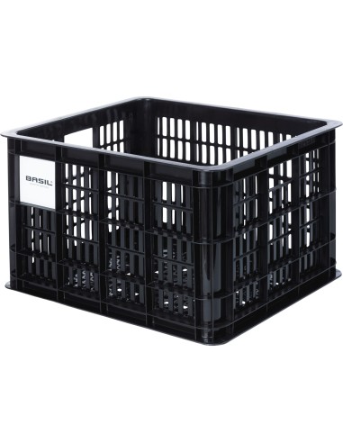 Basil fietskrat M 29.5L recycled zwart