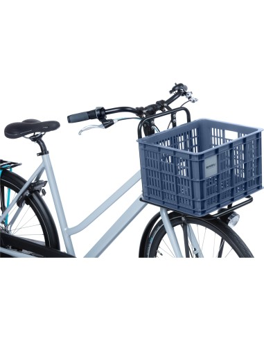 Basil fietskrat M bluestone 29.5L recycled