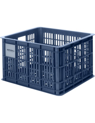 Basil fietskrat M bluestone 29.5L recycled