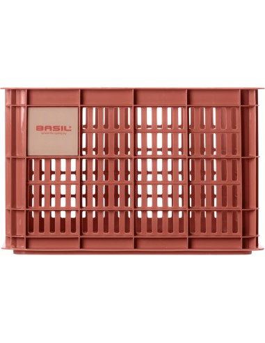 Basil fietskrat M terra red 29.5L recycled