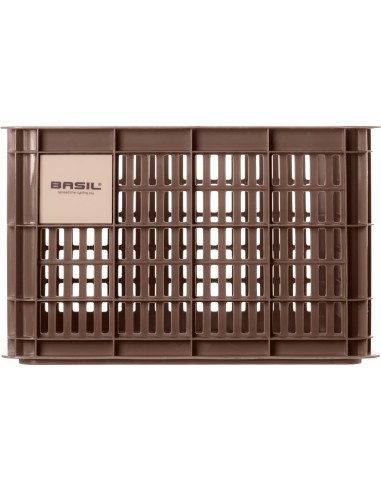 Basil fietskrat M brown 29.5L recycled