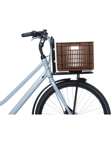 Basil fietskrat M brown 29.5L recycled