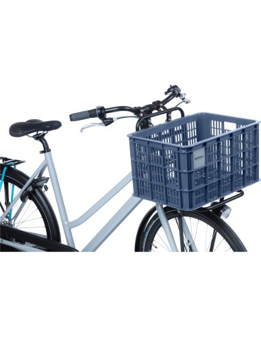 Basil fietskrat L bluestone 40L recycled