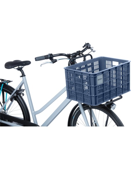 Basil fietskrat L bluestone 40L recycled