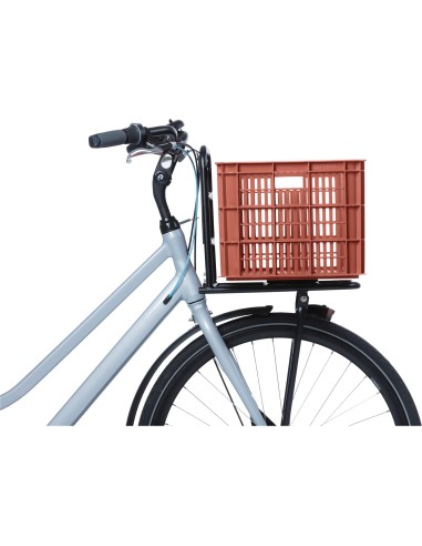 Basil fietskrat L terra red 40L recycled