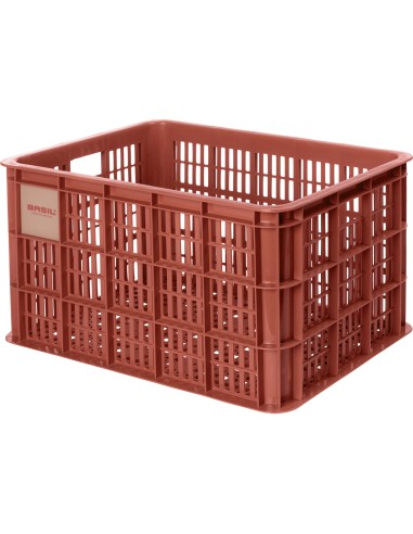 Basil fietskrat L terra red 40L recycled