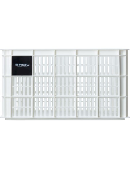 Basil fietskrat L bright white 40L recycled