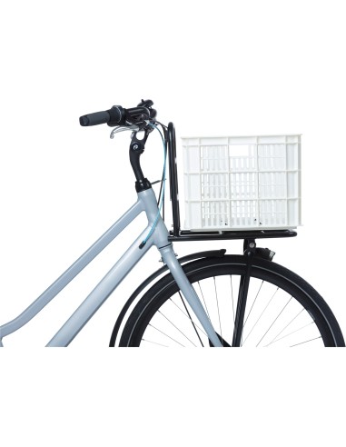 Basil fietskrat L bright white 40L recycled