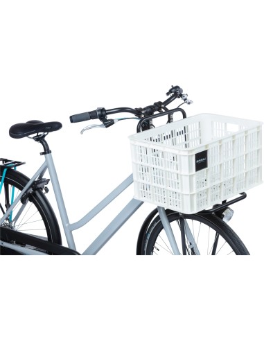 Basil fietskrat L bright white 40L recycled