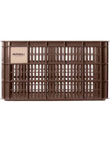 Basil fietskrat L brown 40L recycled