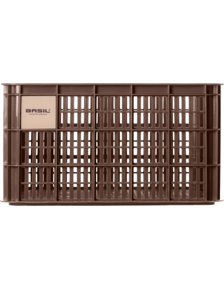Basil fietskrat L brown 40L recycled