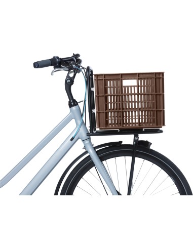 Basil fietskrat L brown 40L recycled