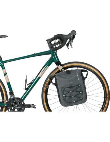 Basil fietstas enkel Navigator Storm MIK Side M zwart 12-15