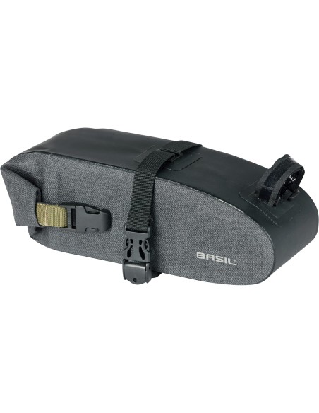 Basil zadeltas Navigator Storm M zwart 1,5L