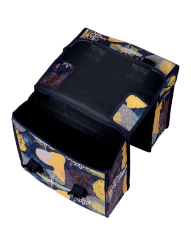 Basil fietstas dubbel Mara XL Reef night bleu 35L