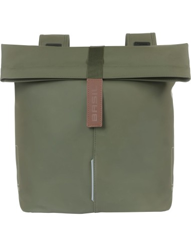 Basil fietstas dubbel City moss green 28-32L