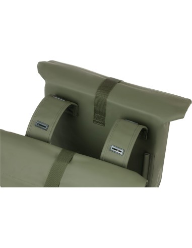Basil fietstas dubbel City moss green 28-32L