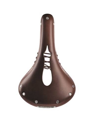 Brooks zadel B17 Carved Antique Brown