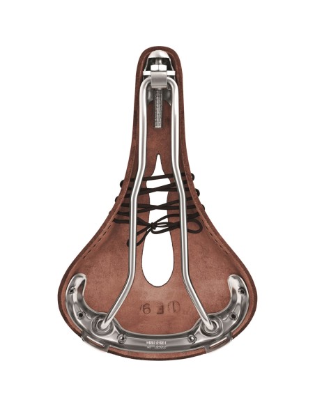 Brooks zadel B17 Carved Antique Brown